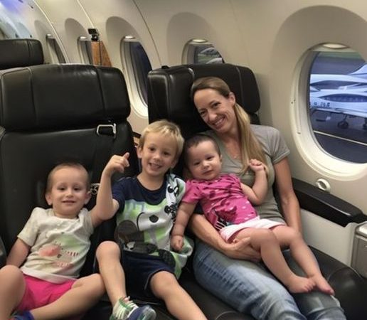 Millionaire mocks a poor mom with 3 kids on business class flight until pilot interrupts him